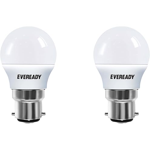 Round Base B22 2.5-Watt LED Bulb (Pack of 2, White)