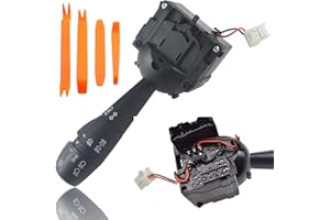 ZAMDOE 8201167981 Steering Indicator Light Stalk Switch for Dacia Logan MCV II Sandero Lodgy Dokker Duster for Renault Captur CLIO Trafic III Bus Twingo High Low Beam Replace 255405005R