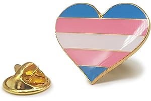 NumeroPhi Pin Corazón LGBT Pride Bandera Arcoíris | Broche LGBTIQ+ Rainbow Pins Heart Gay Lesbiana Asexual Trans
