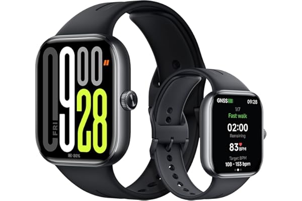 XIAOMI Redmi Watch 5, Reloj Inteligente, AMOLED 53mm, 24 días batería, Llamadas Bluetooth, 150+ Modos Deportivos, Monitor cardíaco, sueño, 5ATM, GPS, Android/iOS, Negro