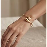 GİDEGO Accessories Damla Bote &Ccedil;elik Bileklik, Altın Renk