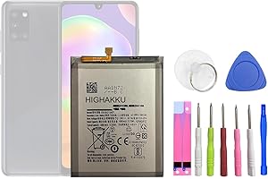 HIGHAKKU Ersatzakku EB-BM207ABY kompatibel mit Samsung Galaxy M12 SM-M127 & Galaxy M30s SM-M307 & Galaxy M31 SM-M315 with Tools