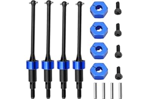 XBERSTAR Arbre de transmission RC pour Arrma 1/18 Granite Grom/Typhon Grom Métal Avant Arrière Arbre de transmission Accessoires