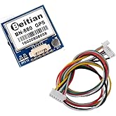 Geekstory BN-880 GPS Module U8 with Flash HMC5883 Compass + GPS Active Antenna Support GPS Glonass Beidou Car Navigation for 