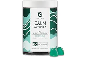 Gumtamin Ashwagandha Gummies senza zucchero - 120 caramelle gommose - Orsetti gommosi Ashwagandha vegani con aroma naturale di frutti di bosco - Calm Gummies con Ashwagandha premium