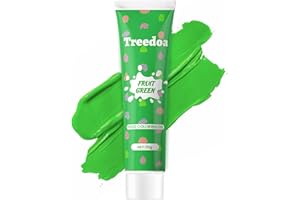 TREEDOA Food Colouring Gel Tube,Highly Concentrated Pro-Grade Gel,Edible Ingredients,Easy to Use,Vibrant Colour Food Dye for Cake Decorating,Baking,Easter Egg,Icing,Fondant,Cookies,Slime - Fruit Green 20g