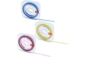 BUZUYIWAR 3 Pièces Bandes de Papier Abrasif Dentaire pour Espaces Interdentaires, Papier de Verre Dentaire Polissage Blanchiment Dentaire Outils pour Nettoyage en Profondeur Dents Soins Bucco (4 mm x 6 m)