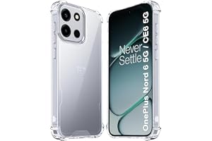 TheGiftKart Crystal Clear Back Cover Case for OnePlus Nord 6 5G / CE 6 5G | 360 Degree Protection | Shock Proof Design | Hard