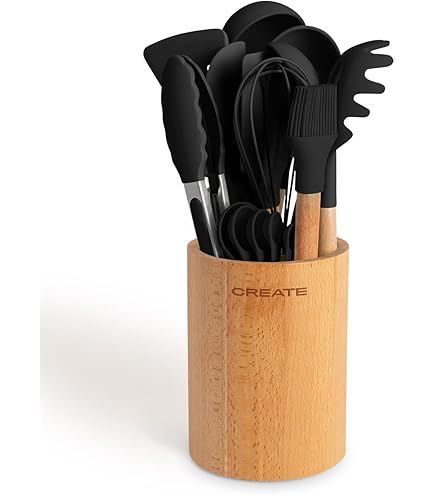 COOCK 26-Delige XL Keukengerei Set met Houder