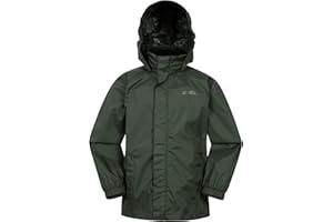 Mountain Warehouse Pakka Veste imperméable pour Enfant - Manteau de Pluie Pliable et étanche, Coupe-Vent, léger et Respirant, Fille et garçon - Voyage, école, Marche