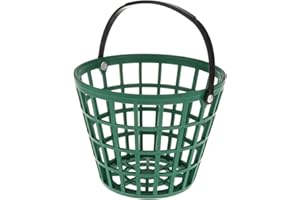 T TOOYFUL TOOYFUL para Pelotas para Golf, Recipiente para Pelotas para Golf con Asa, Soporte para, Accesorios para Estadio para Exteriores, Interiores