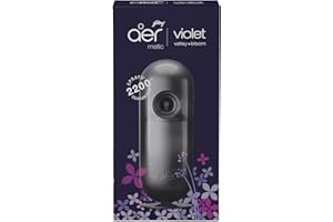 Godrej aer Matic Kit (Machine + 1 Refill) - Automatic Room Fresheners with Flexi Control Spray | Violet Valley Bloom | 2200 S