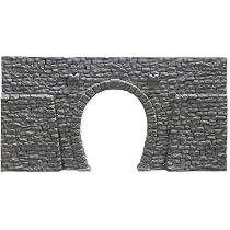 Portail De Tunnel NOCH – 1 Voie, 23,5 X 13 Cm, Pour Modélisme Ferroviaire, Dès 14 Ans