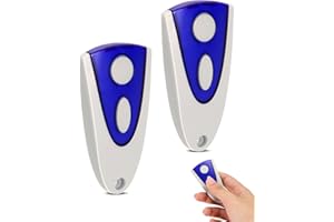 PNGOS Mando a distancia para puerta de garaje Novoferm Novotron 502 MAX43-2, 502/504/512/514, 2 canales, código de copia rápida, con batería, abridor de puerta de garaje, mando a distancia (2 unidades)