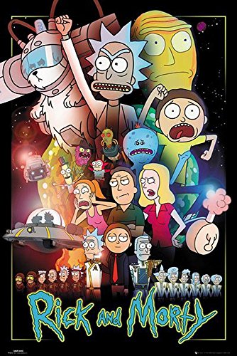 Póster Rick and Morty - Wars (61cm x 91,5cm)