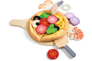 Hape E3173 Pizza lekset med massor av toppningar