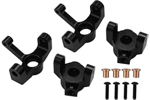 Yuikome C Naben TräGerset Metall für Lenkbecher für 1/6 1941 MB Willys RC Car Upgrade Teile ZubehöR,2