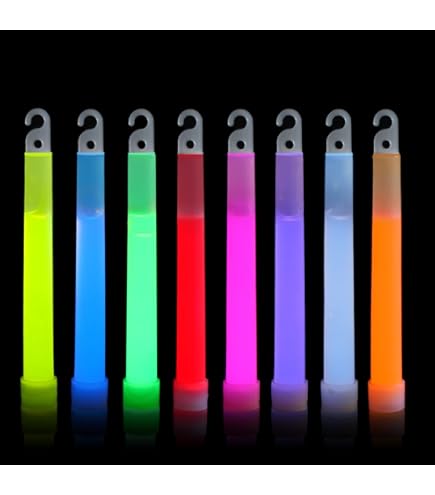 Bastoncini Luminosi Neon Con Connettori - 50 Pezzi Per Braccialetti E Feste Colorate - Foto 10