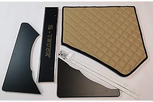 KRAM-TRUCK Scania R 2009-2016 Almacenamiento de Madera para Camiones, Mesa de Almacenamiento, Tablero de Instrumentos, Cabina, Mesa para Camiones, Color: Beige Oscuro