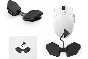 YaGee Repose-poignet pour souris 3.0 ergonomique pour droitier, se fixe aux souris pour une glisse fluide, anti-fatigue et soulagement du canal carpien pour les utilisateurs d'e-sports, de bureau, de
