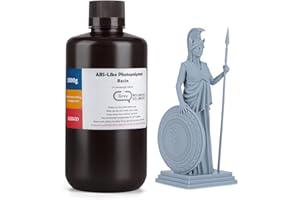 ELEGOO LCD UV 405nm ABS-Like 3D Printer Resin 3D Resin for LCD 3D Printer Photopolymer Resin - Grey 1000g