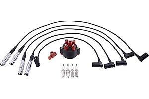 DOO ENGY Zündkabel Verteilerkappe Zündverteilerläufer Zündkerze Zündkabelsatz Zündleitungssatz Zündspule Zündverteiler Verteilerfinger Zündungskabel für W124 S124 C124 190 W201 G-Klasse W463 W461 G Klasse W460