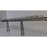 Dapol OO Scale Model Railway Footbridge Plastic Kit - 1/76 Scale, Unbuilt & Unpainted, For Railway Layouts