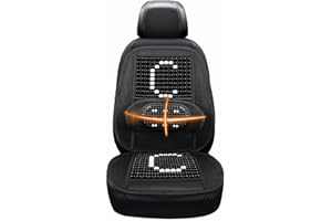 Flyhome Beaded Seat Covers for Cars - Wood Full Car Massage Cool Comfort Cushion | Durable Wooden Bead Mat, Makes Driving More Comfortable