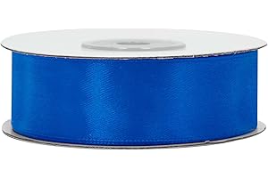 CREATIVERY Ruban de satin de 25 mm x 25 m - Couleurs au choix : 3/6/12/18/25/38/50/75/100 mm - Couleurs résistantes et lavable - Ruban pour mariage - Ruban cadeau, pour emballage, décoration, loisirs créatifs -