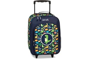 Noey & Lou Kinderkoffer Trolley Rucksack Brustbeutel Koffer Kinder Jungen Mädchen Fabrizio Weichgepäck (M1 Blau 1, M1)