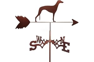 YDHNB Weather Vane Metal Weathervane Garden Stake, Retro Farm Scene Decorative Wind Direction Indicator for House, Garage, Cupola, Barn