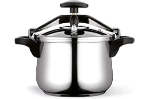 FAGOR ® Fagor Classic Autocuiseur rapide, 6 l, fabriqué en acier inoxydable 18/10, convient pour tous types de cuisinières, induction totale, fond thermodiffuseur IMPAKSTEEL, 3 systèmes de sécurité,