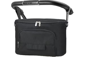 ESENLONG Borsa per Passeggino,Borsa per Passeggino Universale Portaoggetti con Tracolla,Multifunzione borsa cambio neonato con Tracolla,Borsa per neonati per Biberon,Pannolini,Giocattoli,Snack