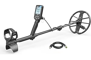 Nokta DETECTION TECHNOLOGIES Simplex BT (Bluetooth) Waterproof Metal Detector with 11'' Search Coil, Black