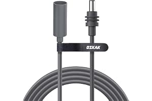 Ozkak för Starlink mini förlängningskabel vattentät DC5521 kontakt till hona, 18 AWG strömkabel förlängning, IP67 utomhus strömkabel för Starlink Mini RV takinstallation, 3M