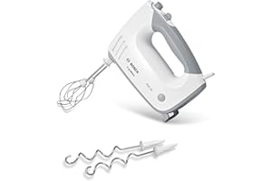 ‎BOSCH Bosch Hausgeräte MFQ36400 Ergomixx Mikser Ręczny, Tworzywo Sztuczne/Metal, 400 W, Biały/Szary