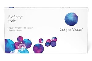Biofinity Toric, torische Monatslinsen weich, 3 Stück / BC 8.7 mm / DIA 14.5 / CYL -1,25 / Achse 170 / -01,25 Dioptrien