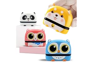 Tampon personnalisé pour vêtements et Les Livres pour Enfants, Papier Tampon Textile Encreur Personnalisable,Encre Tampon Enfantlavable,Tampon Textile Résistant au Lavage