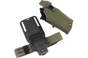 WLXW 6378RDS Duty Holster pour Glock 17/22 Surefire X300U avec Système De Verrouillage Automatique Et Compatibilité Point Rouge - Main Droite