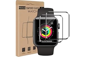 Bodyguard Verre Trempé pour Apple Watch Series 4/5/6/SE/SE2 (40mm), 2 pièces Anti Rayures vitre protection, pas de bulles, Haute Sensibilité, Anti-Choc, Grande clarté Apple Watch 40mm protection écran