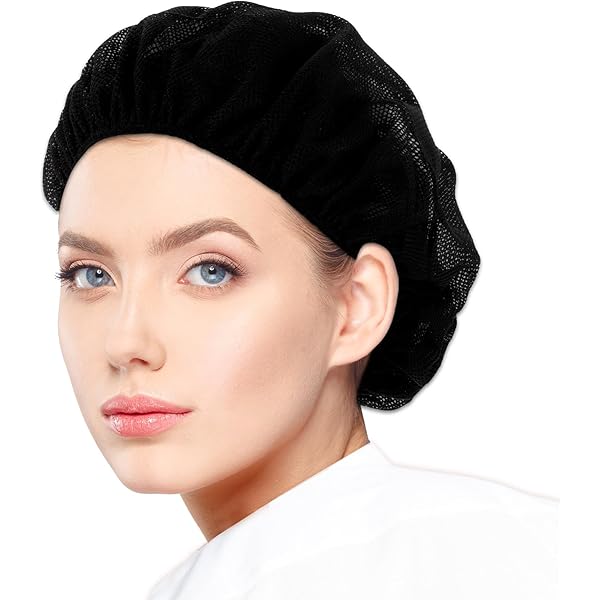 ABENA Bouffant Cap/Hair Net | Size L | Pack Of 100 Hair Nets For Women