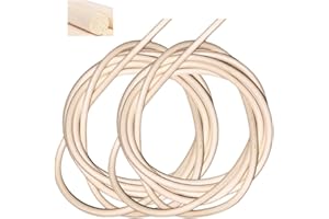 RESTAURACIONES VINTAGE Jonc de Rotin pour fixation de cannage, 100% naturel, 2 pièces de 1,5 m de longueur.