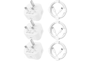 PAIMIAN iPhone Charger【MFi Certified】3Pack 20W PD USB C Fast Charger with USB C to Lightning Cable，USB C Wall Charger Plug and 6FT Fast Charging Cable Compatible iPhone 14/13/12/11 mini/Plus/Pro/Pro Max