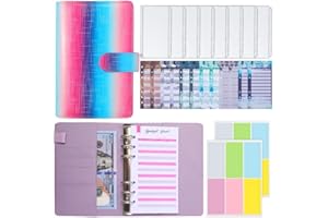 TOUVE A6 Classeur Budget Francais, Classeur Organisateur Enveloppe Budget, Classeur Budget avec Enveloppe Budget, Français Classeurs à anneaux Set, Classeur Budget Planner pour Économiser de l'argent