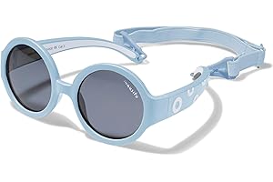 Mausito lunettes de soleil pour enfant 6-24 mois & 2-5 ans | MEILLEUR CHOIX lunettes de soleil enfant 100% PROTECTION UV | Sans BPA | FLEXIBLES avec bandeau ajustable et amovible | Design européen