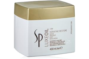 Wella Professionals - Masque Réparateur pour Cheveux Abimés - Luxe Oil Keratin Restore Mask - 400 ml