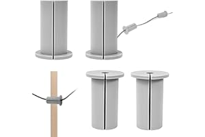 ZPSNDP 4 Pièces Passage de Câble Mural, Résistant à L'usure, Léger et Peu Encombrant, Passage Mural, Protège les Câbles Électriques, Silicone, pour les Murs Intérieurs et Extérieurs