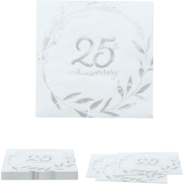 20 Servietten Konfetti Silber – 33x33 Cm, 3-lagig & Neutral Für Jeden Anlass