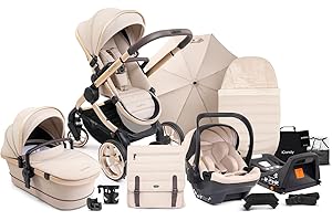 ICANDY WORLD iCandy Peach 7 Complete Bundle Biscotti with Latte Cocoon Car Seat & Base