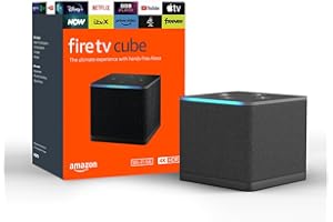 Amazon Fire TV Cube (Newest gen) | Hands-free streaming media player with Alexa, Wi-Fi 6E, 4K Ultra HD